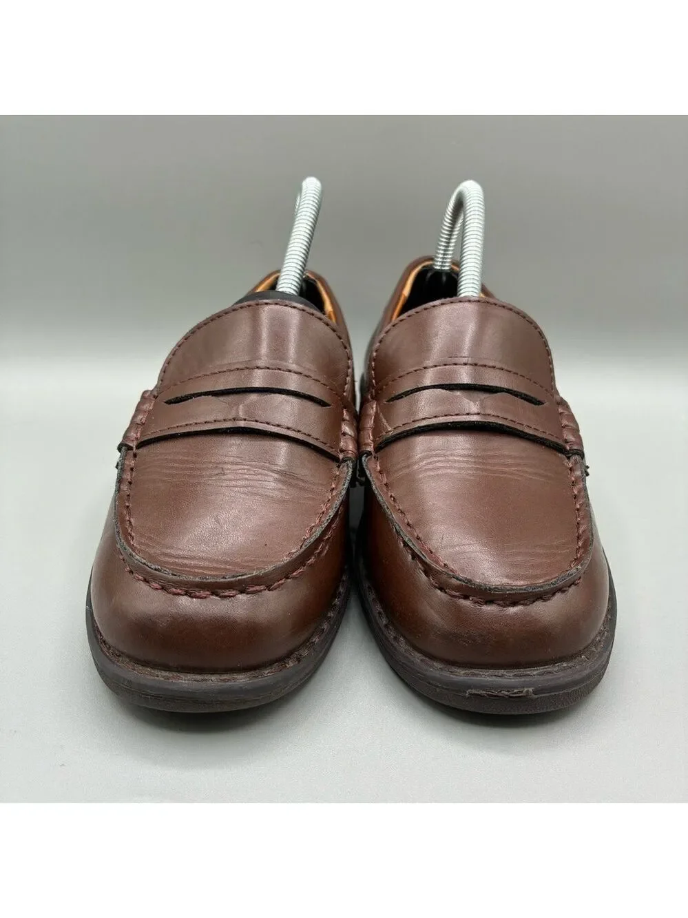 J.Crew Penny Loafer Youth GS 2 Brown Slip On Dress Shoes